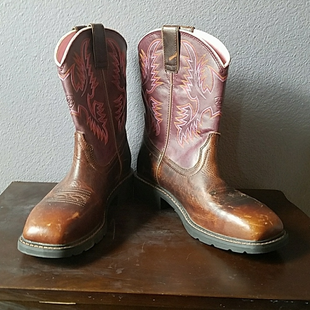 Steel toed boots